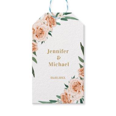 Customer-specific flowers gift tags