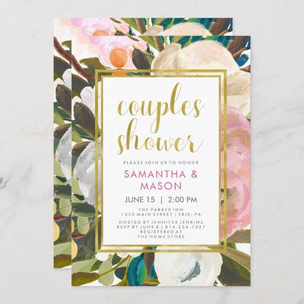 Delicate Floral Watercolor | Couples Shower Invitations