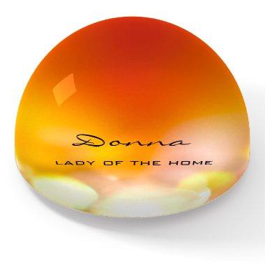 Donna NAME MEANING Gift Idea Abstract Paperweight