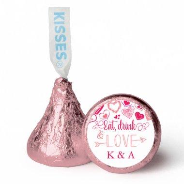 "Eat, Drink & Love" Valentine's Day Bridal Shower Hershey®'s Kisses®