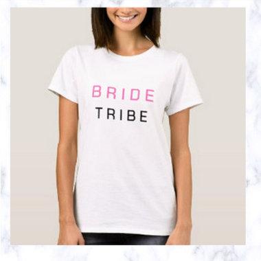 Editable Bride Tribe T-Shirt
