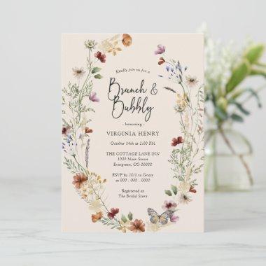 Elegant Brunch and Bubbly Invitations
