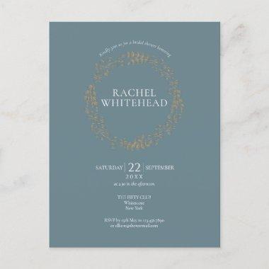 Elegant Floral Garland | Bridal Shower Invitations