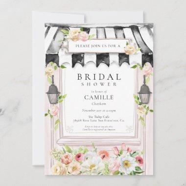 Elegant Flower Garden Bridal Shower Invitations