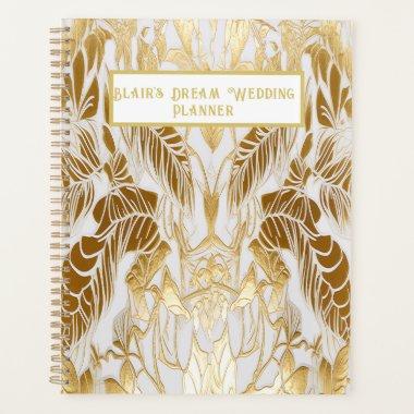 Elegant Gold and Ivory Wedding Planner