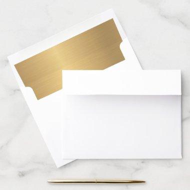 Elegant Gold Sheen Shimmer Envelope Liner