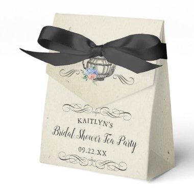 Elegant Vintage Tea Party | Bridal Shower Favor Boxes