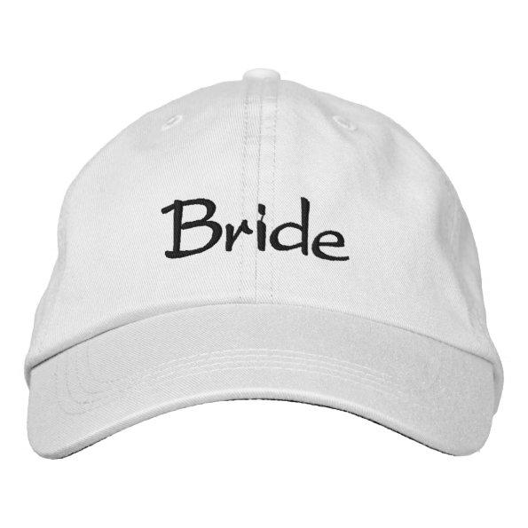 Embroidered Bride Cap