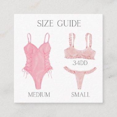 Enclosure size Invitations for lingerie shower invitation