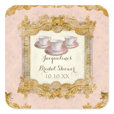 Envelope Seal Paris Palace Tea Party Bridal Shower