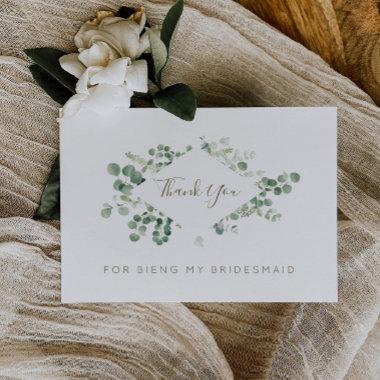 eucalyptus greenery bridesmaid thank you Invitations