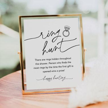 EVERLEIGH Ring Hunt Bridal Shower Game Poster