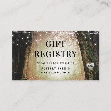Evermore | Enchanted Forest Shower Gift Registry Enclosure Invitations