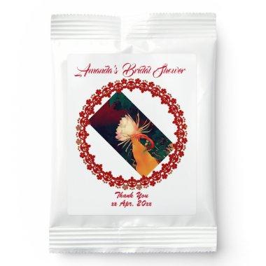 Exotic Divine Bramha Lotus Wreath Bridal Shower Hot Chocolate Drink Mix