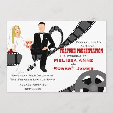 Feature Presentation Wedding Invitations