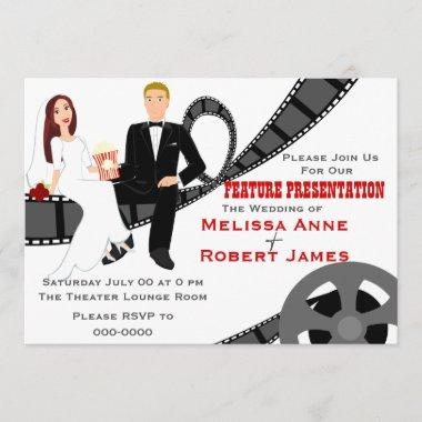 Feature Presentation Wedding Invitations