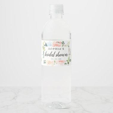 Fleur Jolie Bridal Shower Water Bottle Labels