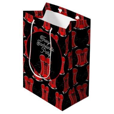 Flirty Red Corset Medium Gift Bag