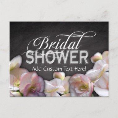 Floral & Chalkboard Bridal Shower Invitation PostInvitations