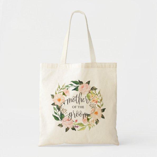 Floral Wreath, Mother of the Groom, Calligraphy-2 Tote Bag