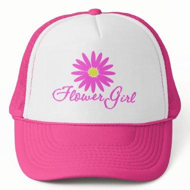 Flower Girl Daisy/ Pink Trucker Hat