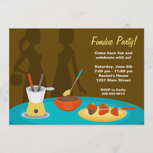 Fondue Party Invitations