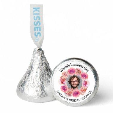 Funny Groom's Face Bachelorette Bright Floral Hershey®'s Kisses®