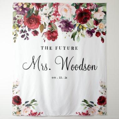 Future Mrs Bridal Shower Backdrop Photo Booth