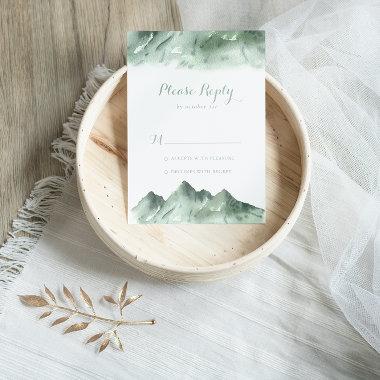 Green Mountain Country Calligraphy RSVP