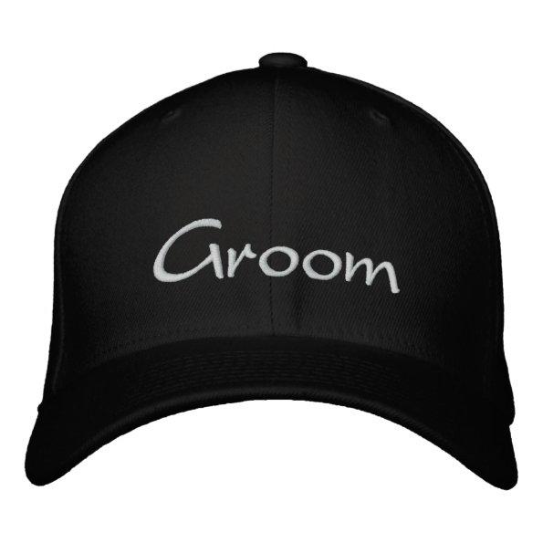 Groom's Embroidered Wedding Cap