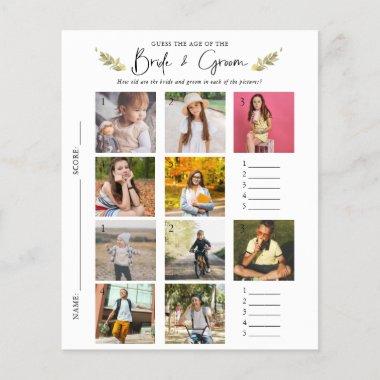 Guess The Age | Photo Bridal Shower Game