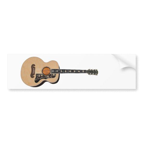 Guitar Bumper Sticker