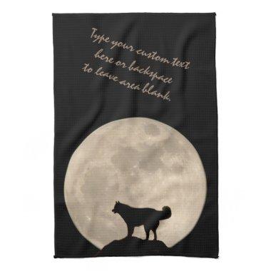 Husky Personalized Sled Dog Lover Tea Towels Gifts