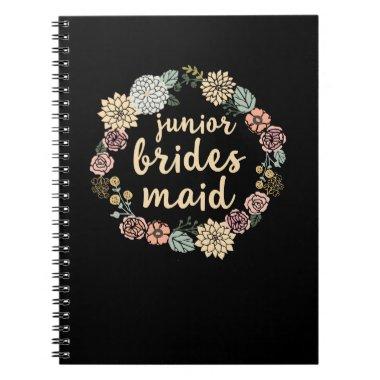 Junior Bridesmaid Bridal Shower Gift Wedding Party Notebook