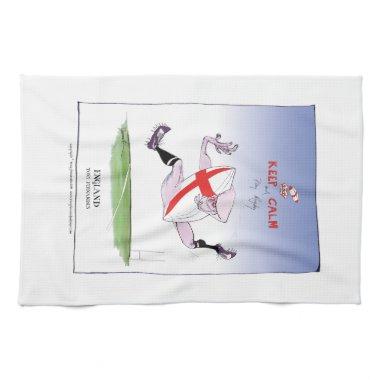 keep calm and play rugby, tony fernandes kitchen towel
