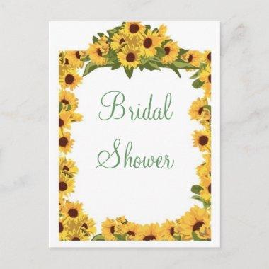 KRW Sunflower Custom Bridal Shower Invitations
