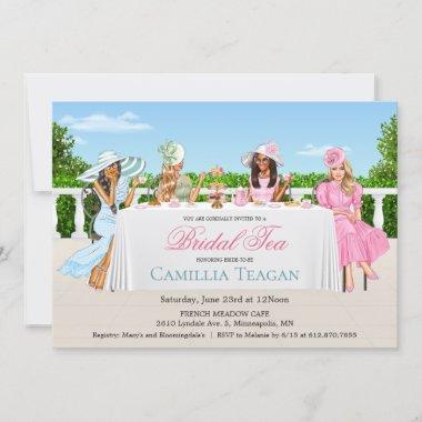 Ladies Bridal Tea Party Invitations