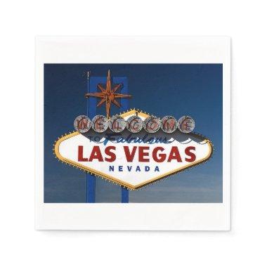 Las Vegas Wedding Sign Day Paper Napkins