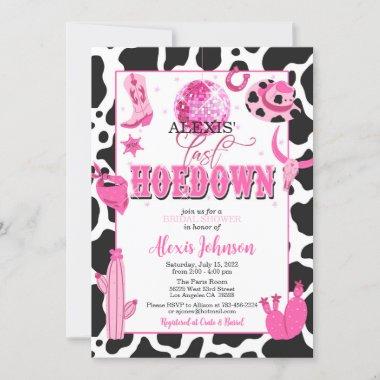Last Hoedown Bachelorette/Bridal Shower Invitations