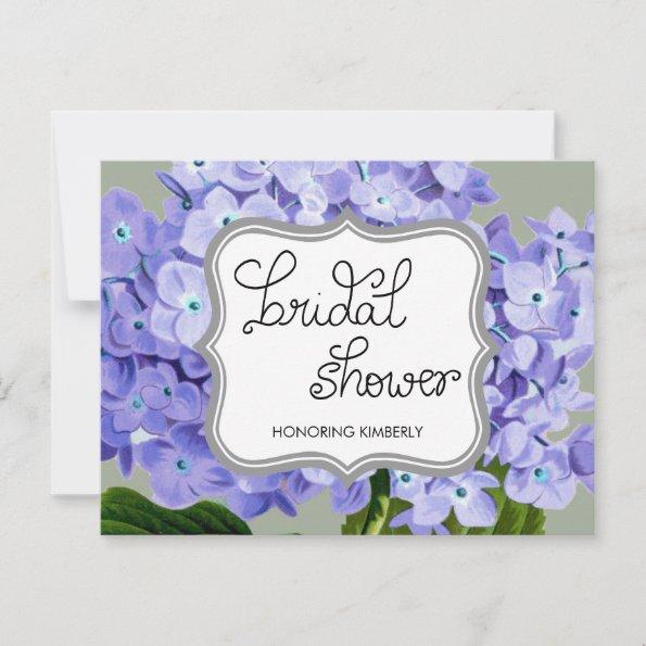 Lavender Hydrangeas Bridal Shower Advice