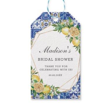Lemon Meditteranean Birthday Bridal Baby Shower Gift Tags