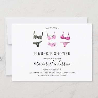 Lingerie Shower Invitations