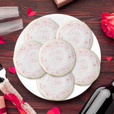 Love Is In The Air Valentine's Day Bridal Shower Sugar Cookie