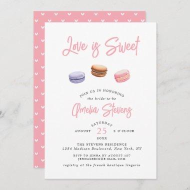 Love Is Sweet (Macaron) | Bridal Shower Invitations