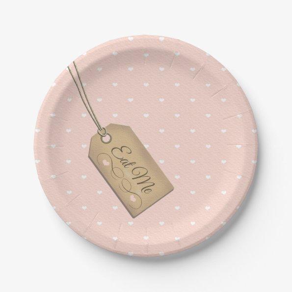 Mad Hatter Tea Party Eat Me Tag Paper Plates