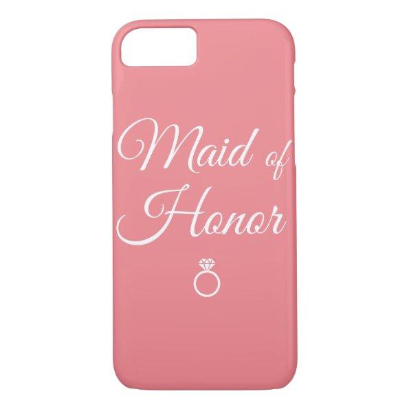 Maid of honor ring iPhone 8/7 case