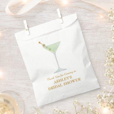 Martini Cocktail Wedding Favor Bridal Shower Favor Bag
