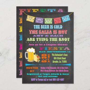 Mexican Fiesta Bridal engagement Shower Party Invitations