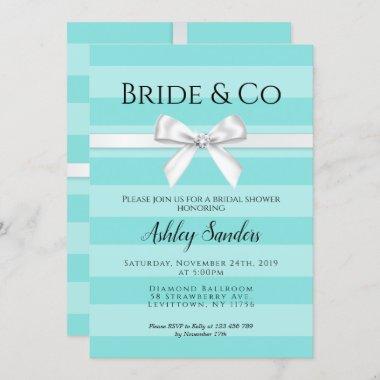 Mint Bride & Co. Bridal Shower Invitations