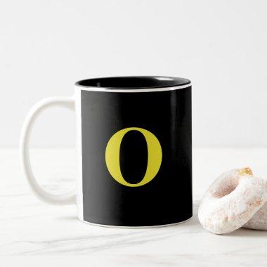 Monogram Coffee Mug-O Two-Tone Coffee Mug